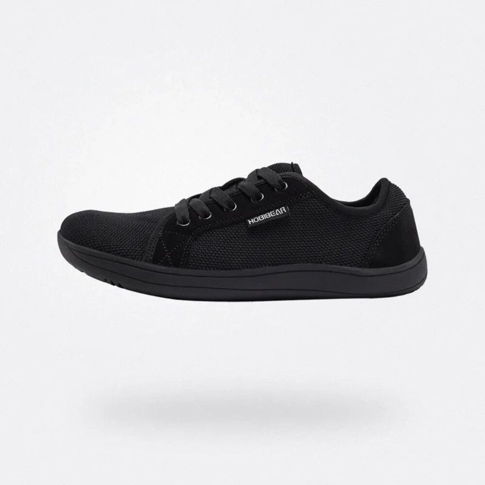 HOBIBEAR Shoes Barefoot Minimalist Wide Toe Sneakers Black Unisex 41 8.5 - 9.5